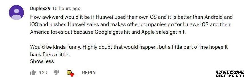 谷歌断供华为,外国网友犀利吐槽